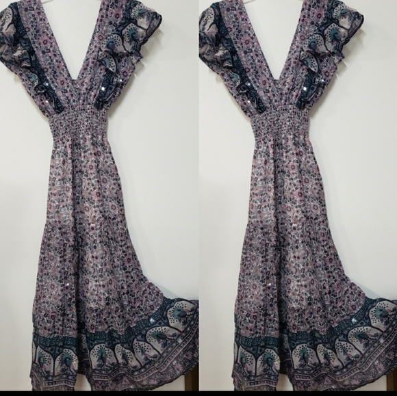 FP x Jens Pirate Booty Silvia Sequin Maxi Dress - - Picture 7 of 14